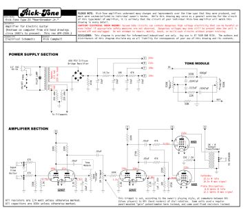 Rick Campbell 20 schematic circuit diagram
